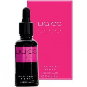 Сыворотка с витамином С для лица и шеи с гиалуроновой кислотой и магнием 30 мл 1 унция Liqc