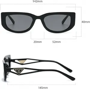 Солнцезащитные очки Melrose Cat Eye с блестящими стразами, ретро-стиль, с бриллиантами, для женщин, защита UV400, модель 2333, Black