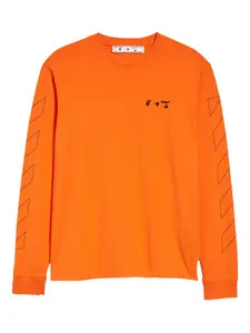 Футболка Arrows с длинными рукавами Off-White, оранжевый
