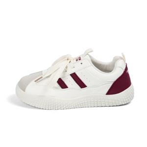 HUANQIU Женские противоскользящие износостойкие амортизирующие повседневные низкие кеды Beige Red, цвет Beige Red