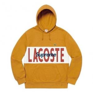 Толстовка lacoste logo panel hoodie 'gold' Supreme, желтый
