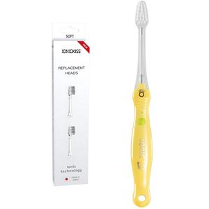 Детский набор - IONICKISS Kids Soft Yellow Ionic Toothbrush + 2 шт. Мягкие советы для детей Inna marka