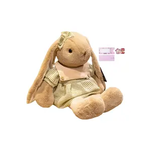 Изящная элегантная плюшевая кукла Daylily Bunny высотой 45см/55см AOLETU, серо-коричневый