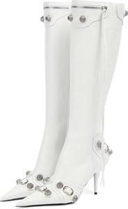 Женские ботфорты Dsevht Damen Stiletto черного цвета, сексуальные кружевные сапоги, модные стильные сапоги на высоком каблуке с молнией