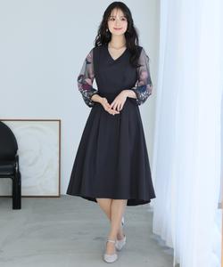 Вечернее платье, свадебное платье, платье для торжественного случая, приглашение, церемония совершеннолетия, официальное платье Pourvous, цвет Navy