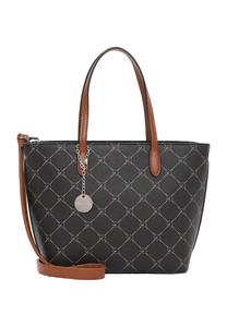 Шопер, принт по всей поверхности, кулон, для женщин Tamaris, черный