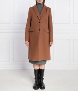 Пальто женское Tommy Hilfiger шерстяное с добавлением кашемира, коричневый