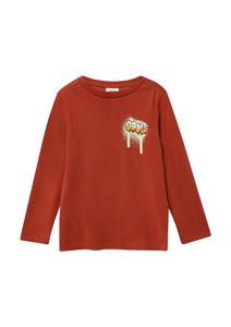 s.Oliver Лонгслив в цвете Orange Red