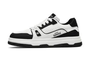 Кроссовки FAIRWHALE Skateboarding Shoes Men Low-top, белый/черный
