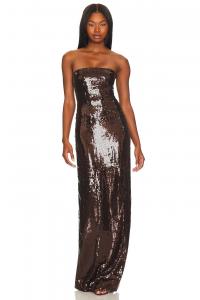 Платье retrofete Ember, цвет Dark Chocolate