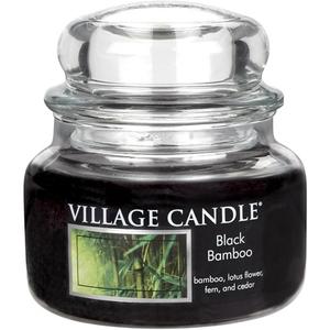 Ароматическая свеча Black Bamboo в стеклянной банке на 11 унций, маленькая Village Candle