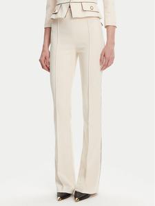 Брюки прямого кроя PA-084-51E2 Elisabetta Franchi, экрю