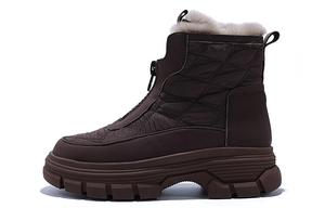Зимние ботинки женские Junjali, цвет Brown rabbit fur thick cotton