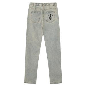 Джинсы унисекс Maserati, грязно-желтый