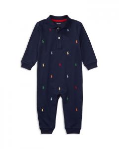 Комбинезон с вышивкой для мальчиков Ralph Lauren — для малышей, синий