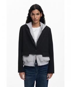 Женский трикотажный блейзер Desigual, Black