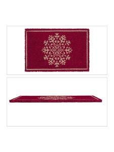 Коврик для ног relaxdays, цвет natur/rot