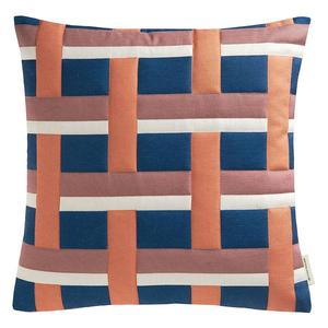 Наволочка Tom Tailor Check, полиэстер - темно-синий - 45 x 45 см