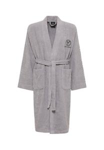 Халат Vito из мягкой хлопковой махры CARLO COLUCCI, светло-серый