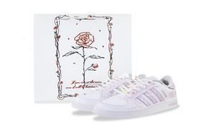 Adidas Neo Износостойкие и легкие низкие кроссовки для скейтбординга Breaknet унисекс розовые белые