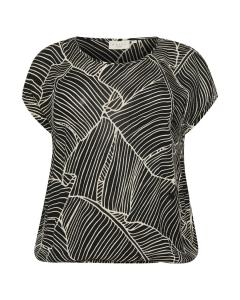 Блузка KAFFE CURVE Ami, черный