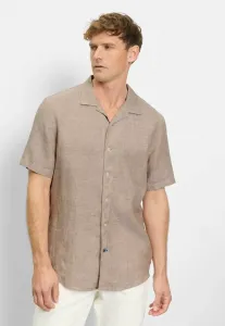 Повседневная рубашка свободного кроя с реверскрагеном Olymp, Braun