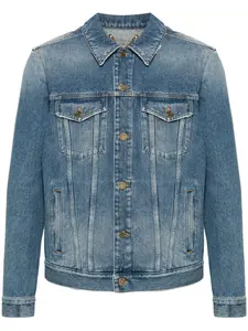 Джинсовая куртка с эффектом потертости GOLDEN GOOSE, синий