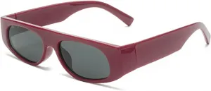 Модные солнцезащитные очки в стиле ретро "кошачий глаз", защита от УФ-излучения UV400, женские защитные очки 3877 Melrose, Red