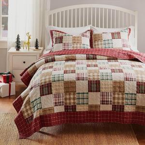 Комплект постельного белья Greenland Home Fashions 3 предмета, красный