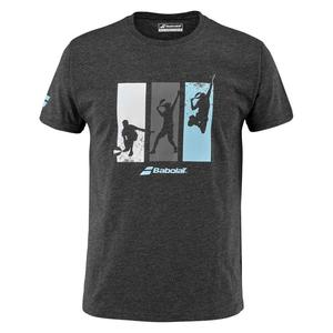 Футболка Babolat Padel Cotton, серый