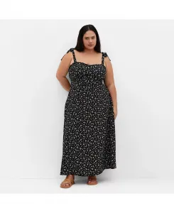 Женское платье с принтом «Пенни» CITY CHIC, черный