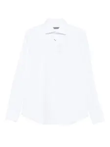 Рубашка с длинными рукавами и застежкой на пуговицы Corneliani, белый