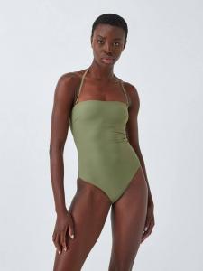 Купальник Marlins с запахом на шее John Lewis, Khaki