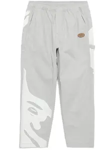 Джинсы с логотипом Moonface Aape By A Bathing Ape, серый