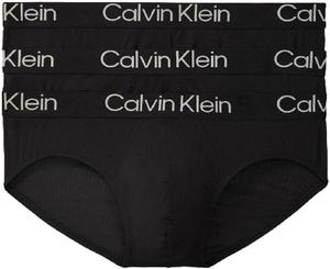 Мужские ультрамягкие современные модальные трусы-слипы Calvin Klein, 3 Black