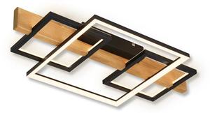 Светодиодный потолочный светильник Briloner 3840014, черный - абс - 30 x 8 x 55 см