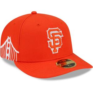 Мужская облегающая шляпа New Era Orange San Francisco Giants City Connect Low Profile 59FIFTY