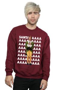 Толстовка Buddy Santa Scream Elf, красный