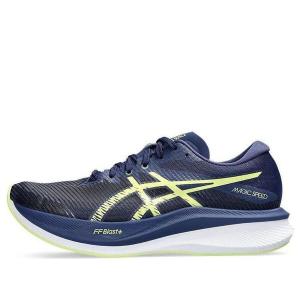 Кроссовки magic speed 3 'illusion blue glow yellow' Asics, синий