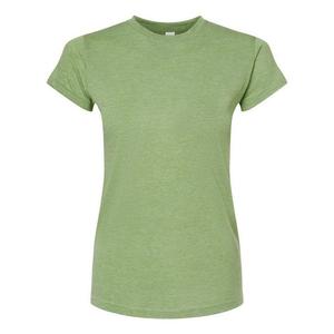 Tultex Женская футболка Slim Fit из полиэстера, цвет Heather Green