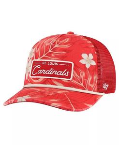 Мужская красная регулируемая кепка St. Louis Cardinals Tropicalia Trucker Hitch '47 Brand, красный