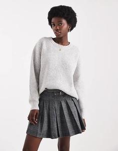 Джемпер Brave Soul с круглым вырезом светло-серого цвета