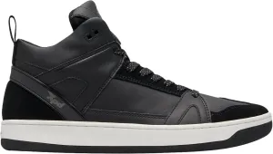 Мужские кожаные кроссовки XPD Motorcycle 1, черные, Black