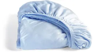 Простыня "Золушка" на подгонке "Джерси", без глажки и узлов, высотой до 25 см Cinderella 140х210-220 см, 1 шт., цвет softblau