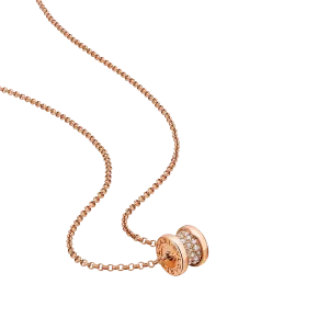 Колье Bulgari B.zero1 из розового золота с бриллиантами