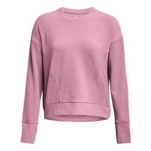 Толстовка unstoppable fleece crew 'pink' Under Armour, розовый