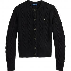 Кардиган с вышитым логотипом Polo Ralph Lauren, черный