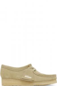 Бежевые дерби Wallabee Clarks Originals
