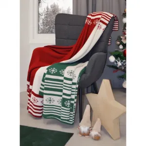 Плед для дома Noel с зимней атмосферой Primera, красный