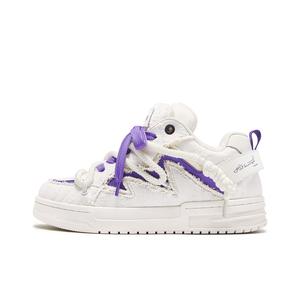 Chu wood Нескользящие легкие низкие кроссовки для скейтбординга, увеличивающие рост, унисекс, фиолетовые